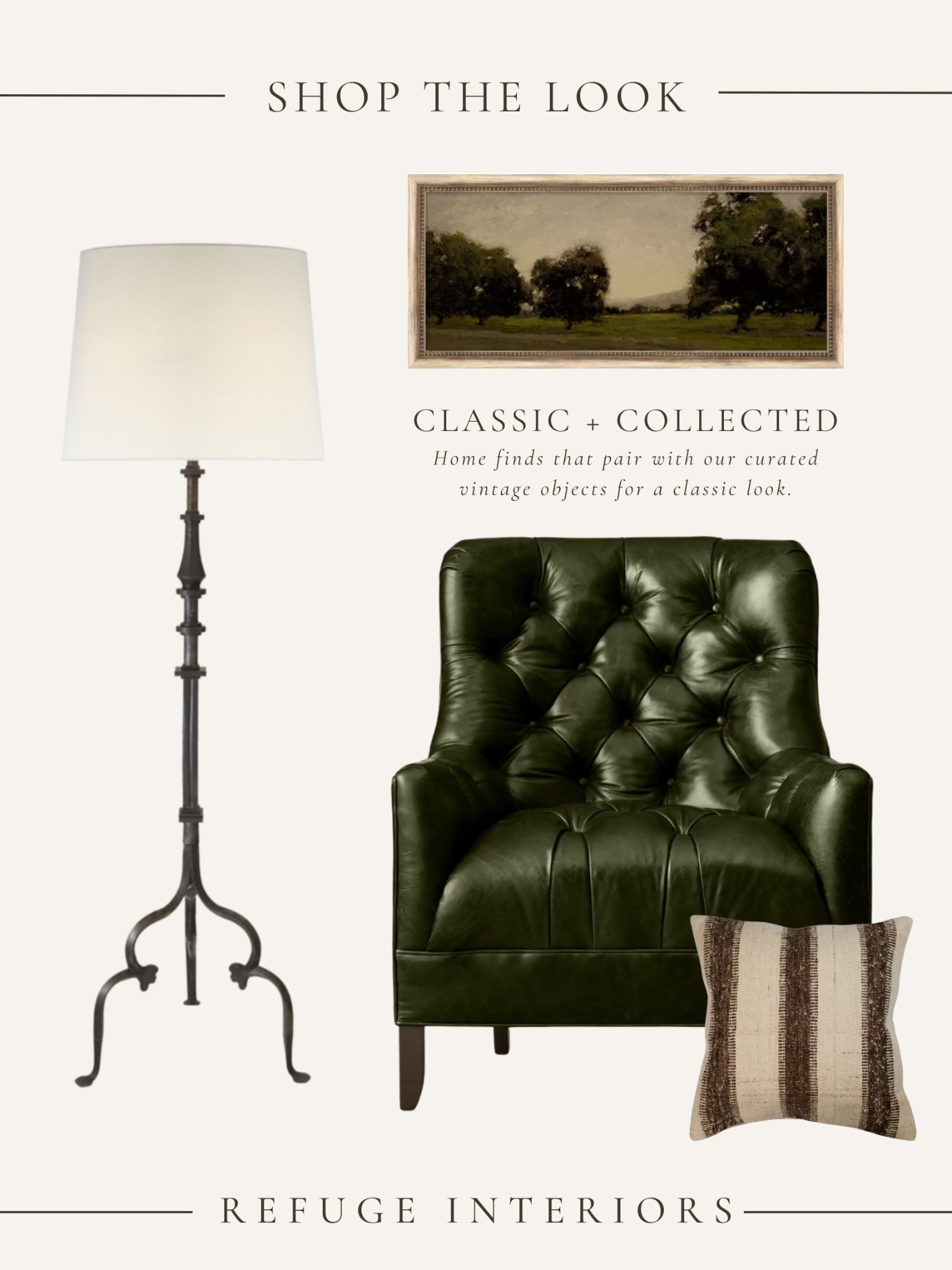 Classic Home Finds 🤎

*These curated home finds are designed to pair with our vintage objects for a classic and collected interior infused with warmth and lived-in luxury. 

**Shop all our vintage objects on the website: www.refugeinteriorsbycasey.com

#LTKHome