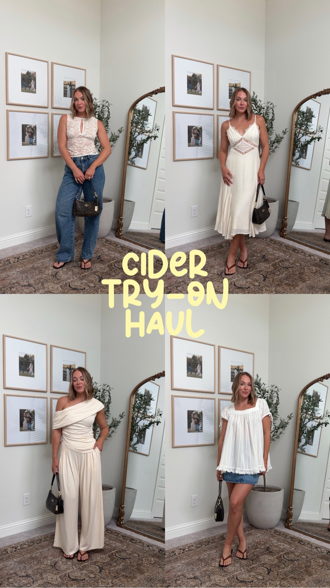first time trying @CIDER , what do we think?! ✨️ 

Size M in everything!! 
⁠
#cider #fallhaul #fallfashion #millenialstyle #momstyle

#LTKootd #LTKSeasonal #LTKSaleAlert