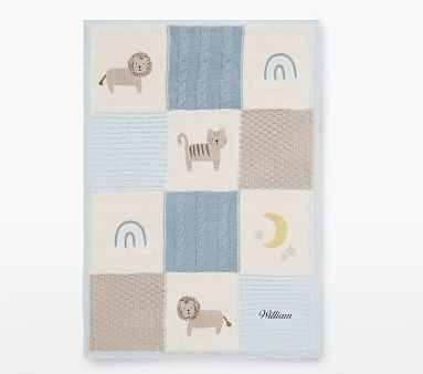Heirloom Lion Baby Blanket | Pottery Barn Kids