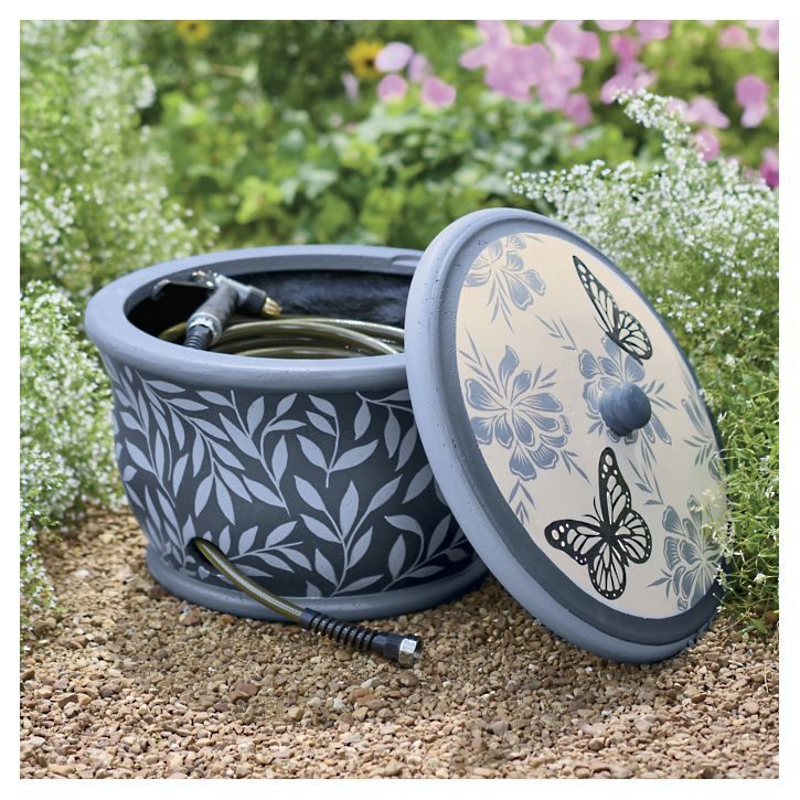 Butterfly Garden Hose Pot | Grandin Road | Grandin Road