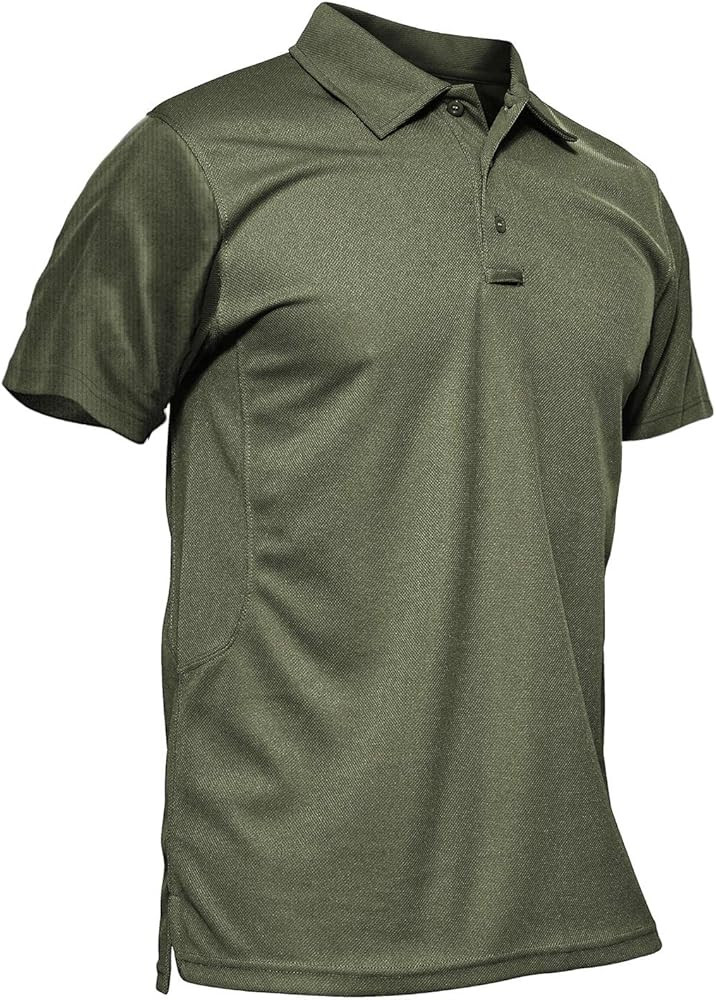 MAGCOMSEN Men's Polo Shirt Quick Dry Performance Long and Short Sleeve Tactical Shirts Pique Jers... | Amazon (US)