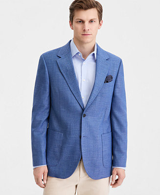 Men Modern-Fit Active Stretch Structure Weave Sport Coat | Macy's