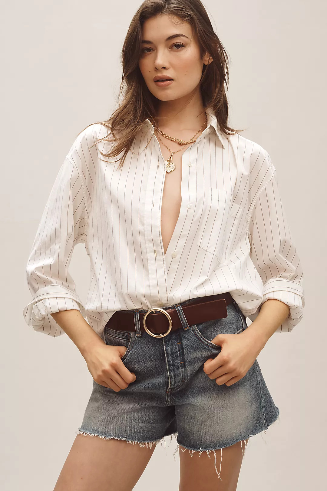 Pilcro Everyday Denim Shorts | Anthropologie (US)