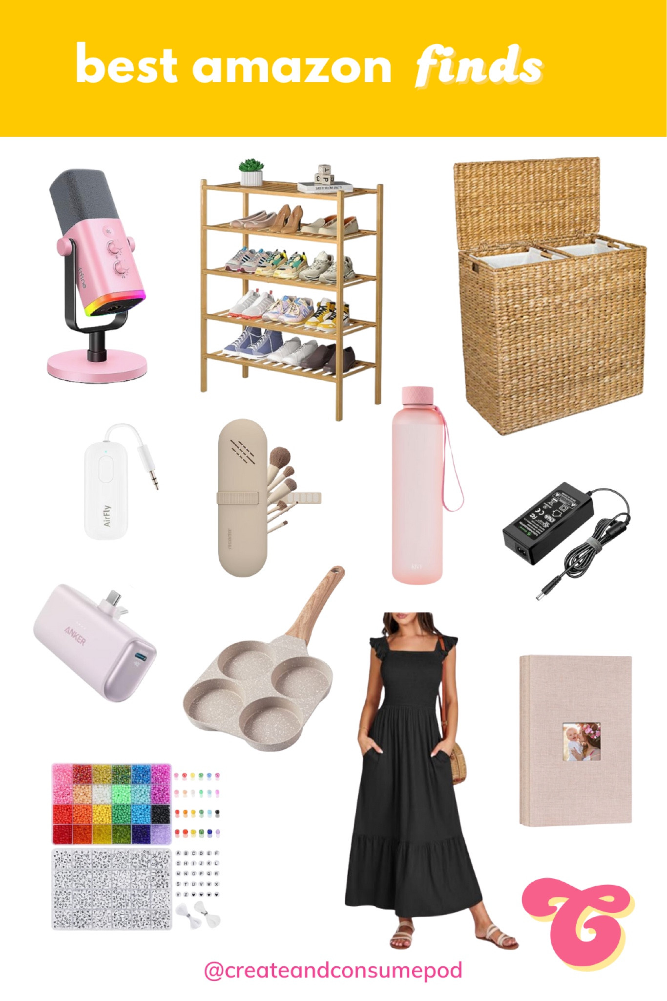 My best Amazon finds of the year so far! From fashion to tech and home decor there are some purchases that have gotten my stamp of approval. Listen to episode 19 of Create & Consume podcast for more details 

#LTKFindsUnder100 #LTKFindsUnder50 #LTKHome