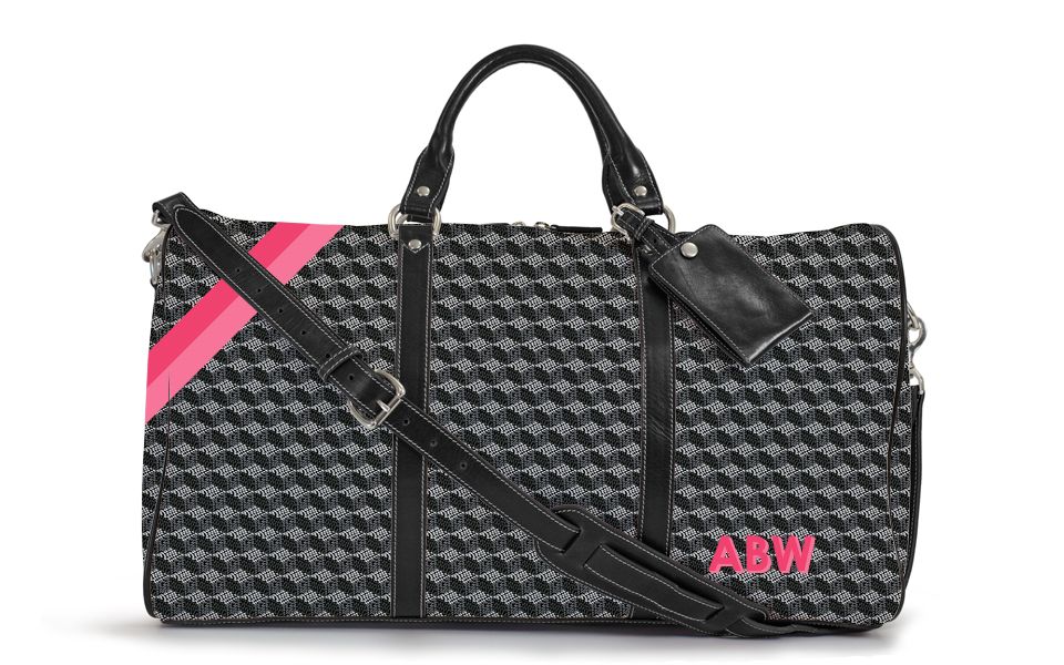 Belmont Cabin Bag - Monogram Stripe | Barrington Gifts