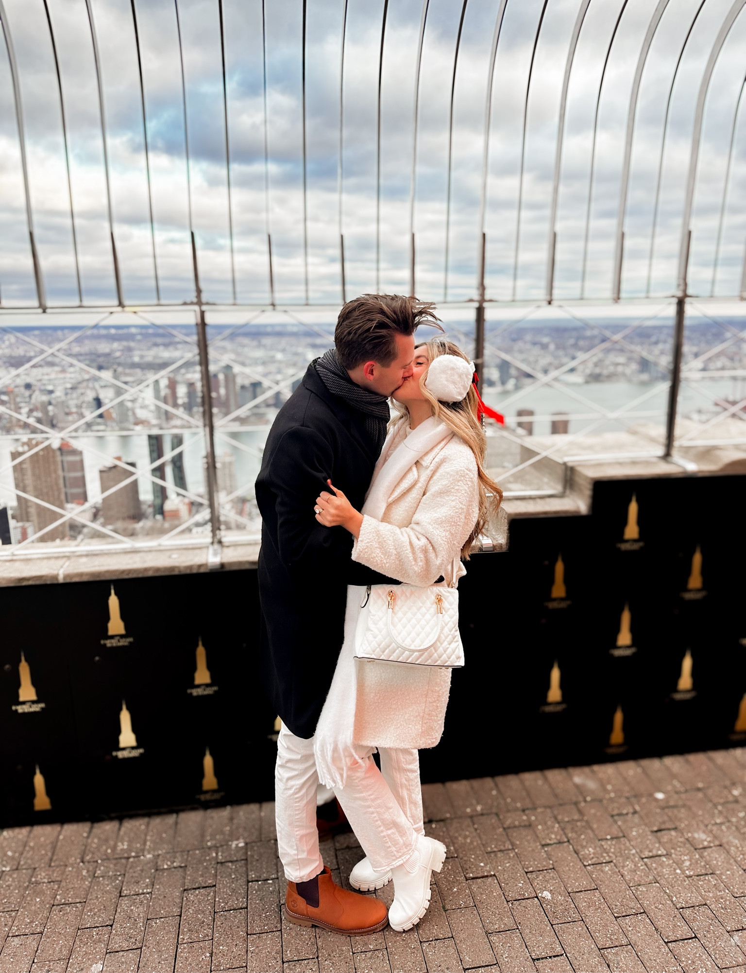 New York City outfit, New York winter outfit, city style, cold city outfit, winter outfit, wool coat outfit, red bow, white pants outfit, cold weather outfit

#LTKstyletip #LTKSeasonal #LTKU