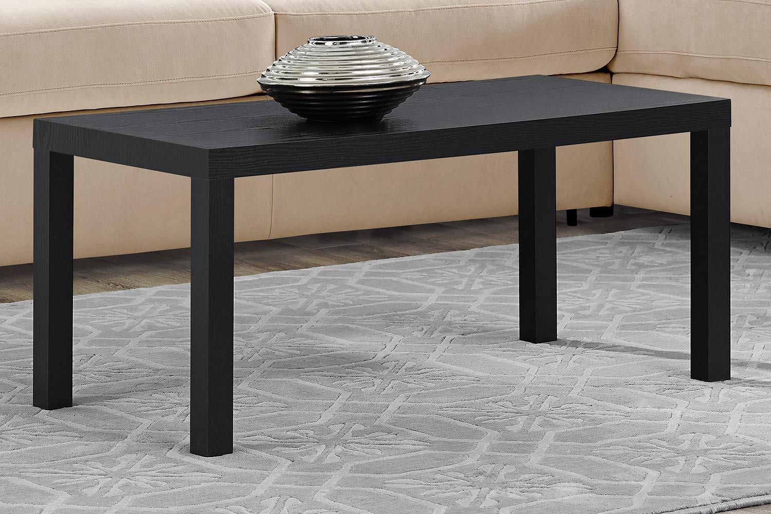 Mainstays Parsons Coffee Table, Black Oak | Walmart (US)