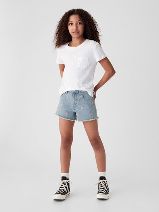 Kids High Rise Denim Shorts | Gap (US)
