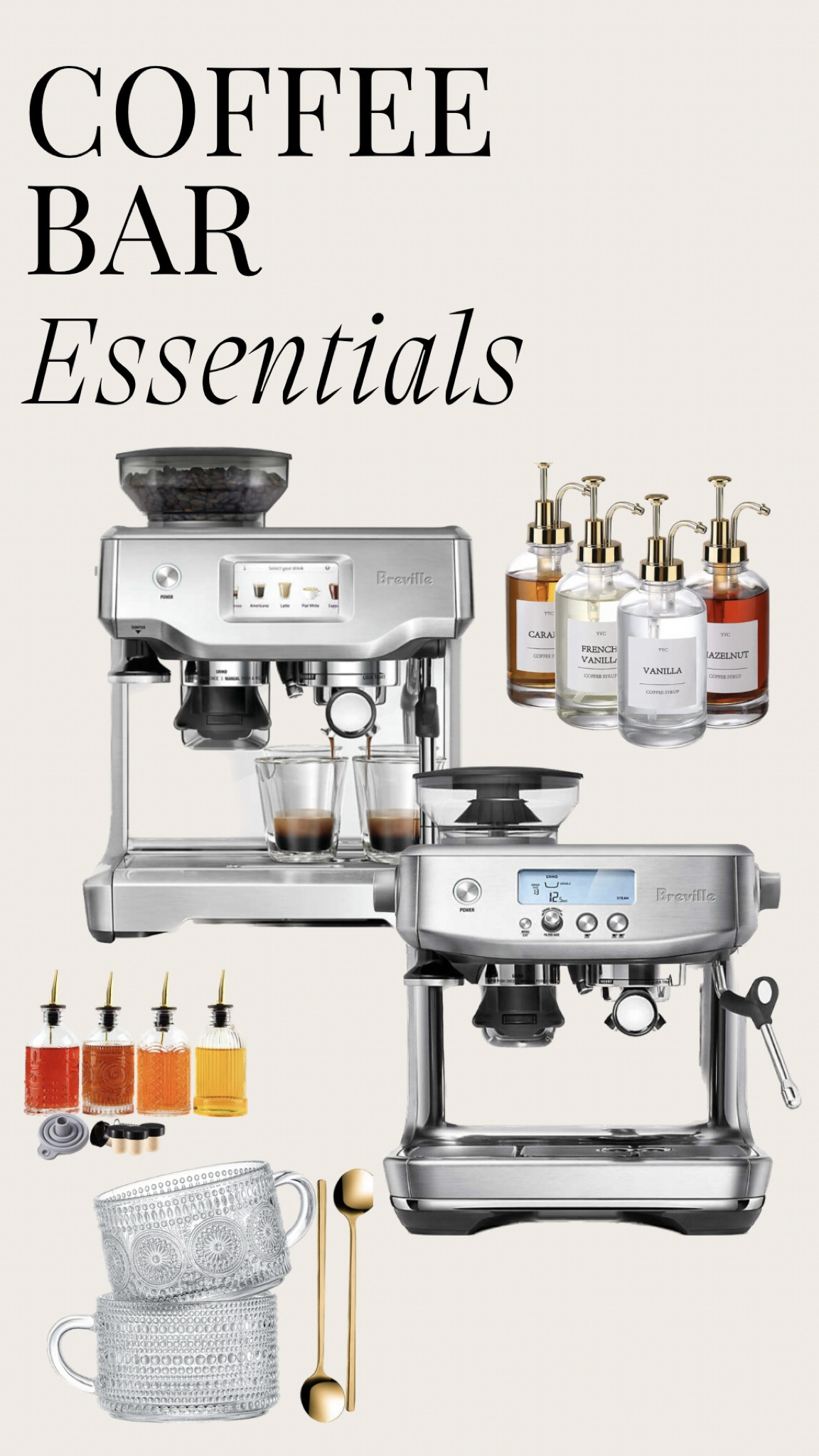 Coffee bar essentials! This breville espresso machine is on sale, and I’m definitely snagging it! 

#LTKSale #LTKsalealert #LTKhome