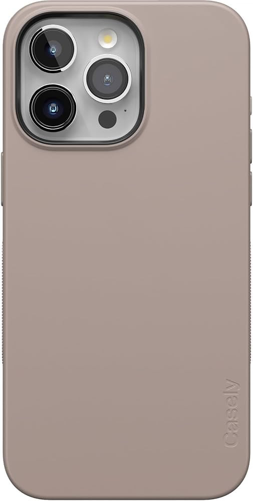 Casely iPhone 15 Pro Max Case | Taupe on Nude | Neutral Beige Cream | Bold Extra Protective | Com... | Amazon (US)