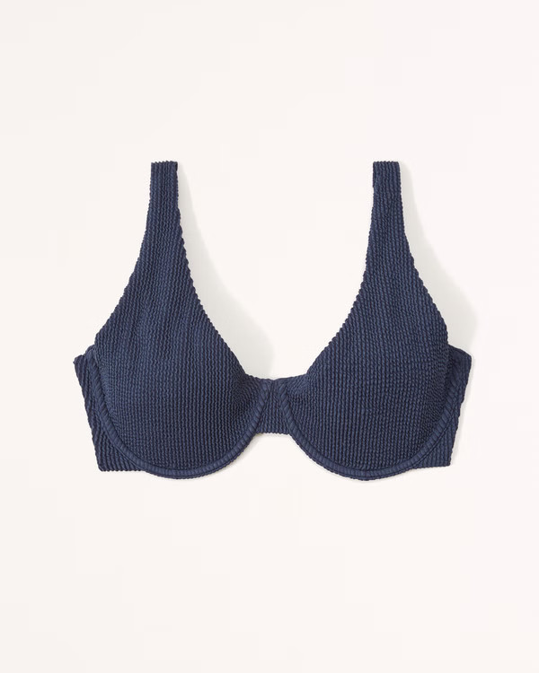 Curve Love High Apex Underwire Bikini Top | Abercrombie & Fitch (US)