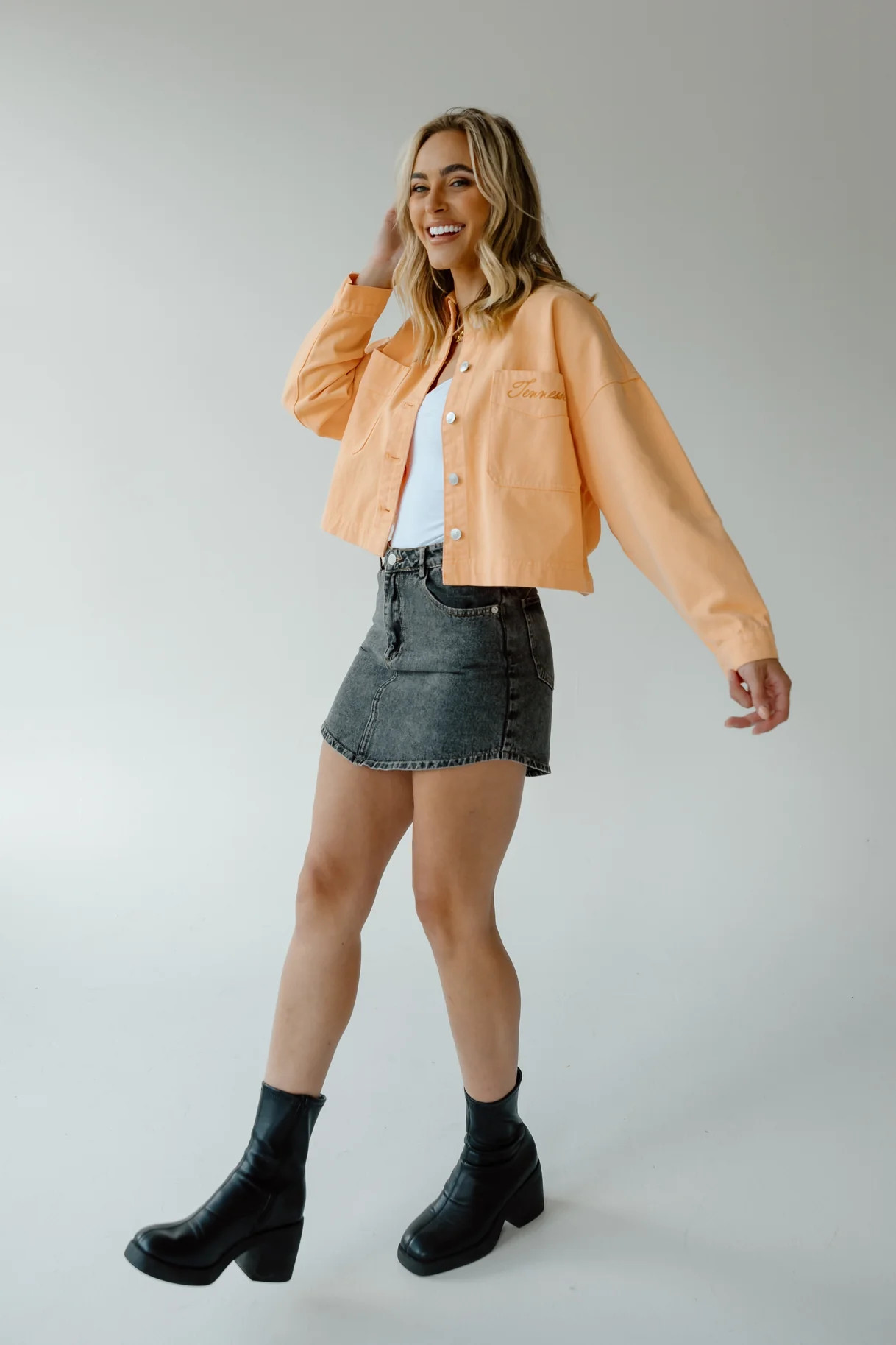 Tennessee Sanders Embroidery Canvas Twill Jacket | Gameday Social