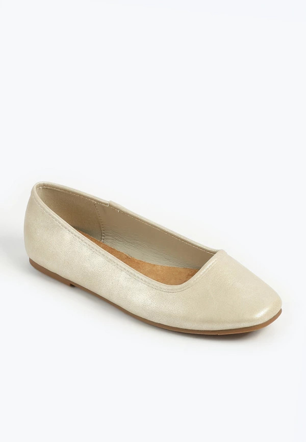 SuperCush Metallic Ballet Flat | Maurices