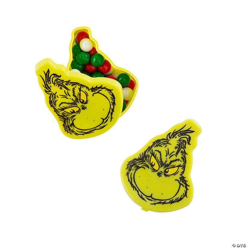 Dr. Seuss™ The Grinch BPA-Free Plastic Containers - 12 Pc. | Oriental Trading Company