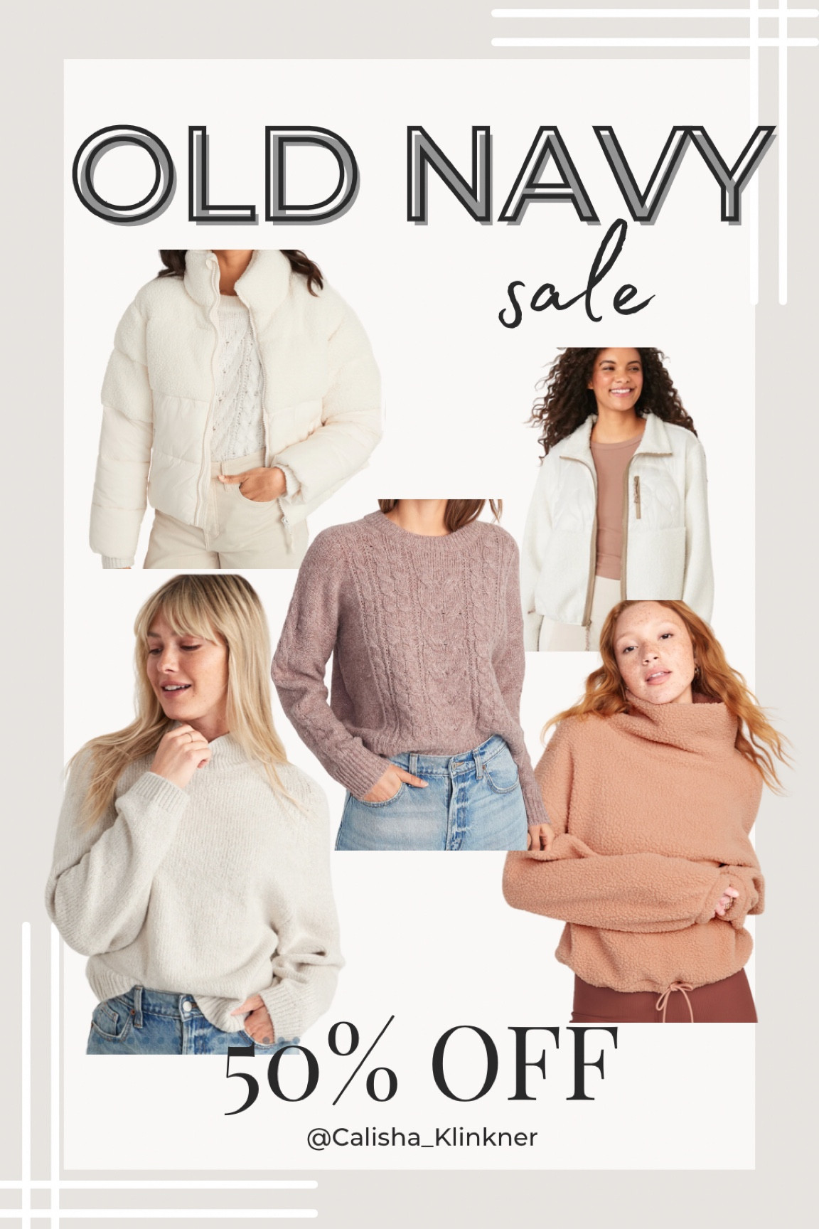 @oldnavy 50% off sale!!!! 

Love these pieces! 

#LTKfamily #LTKfit #LTKsalealert