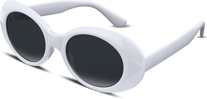 FEISEDY Clout Goggles Kurt Cobain Sunglasses Retro Oval Women Sunglasses B2253 | Amazon (US)