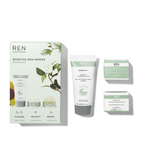 Ren Clean Skincare Sensitive Skin Heroes Starter Kit | Space NK | Space NK - UK