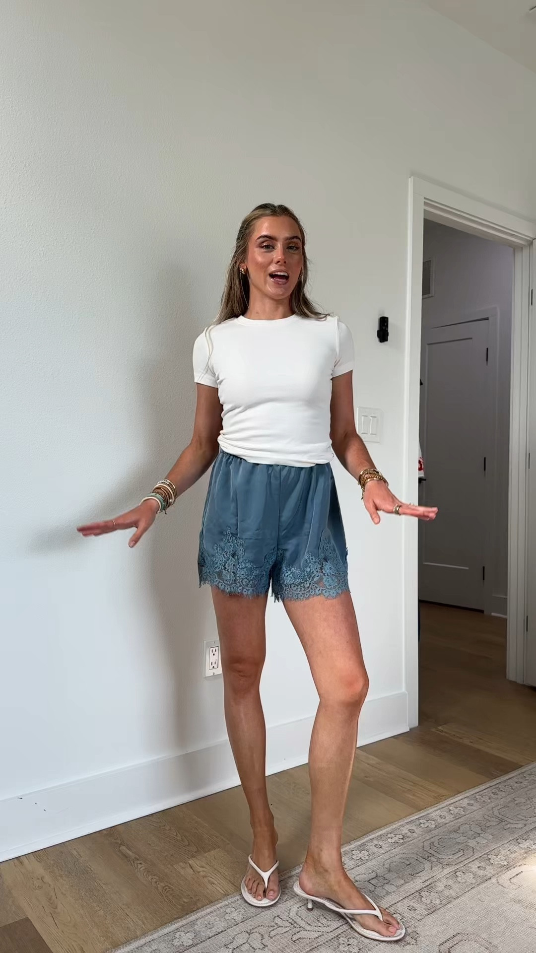 Amazon Lace Trim Satin Shorts for Women Half Slips Pajamas Lingerie Micro Shorts Elastic Waist Silk Lace Short Loungewear

#LTKootd #LTKSaleAlert #LTKdayinmylife