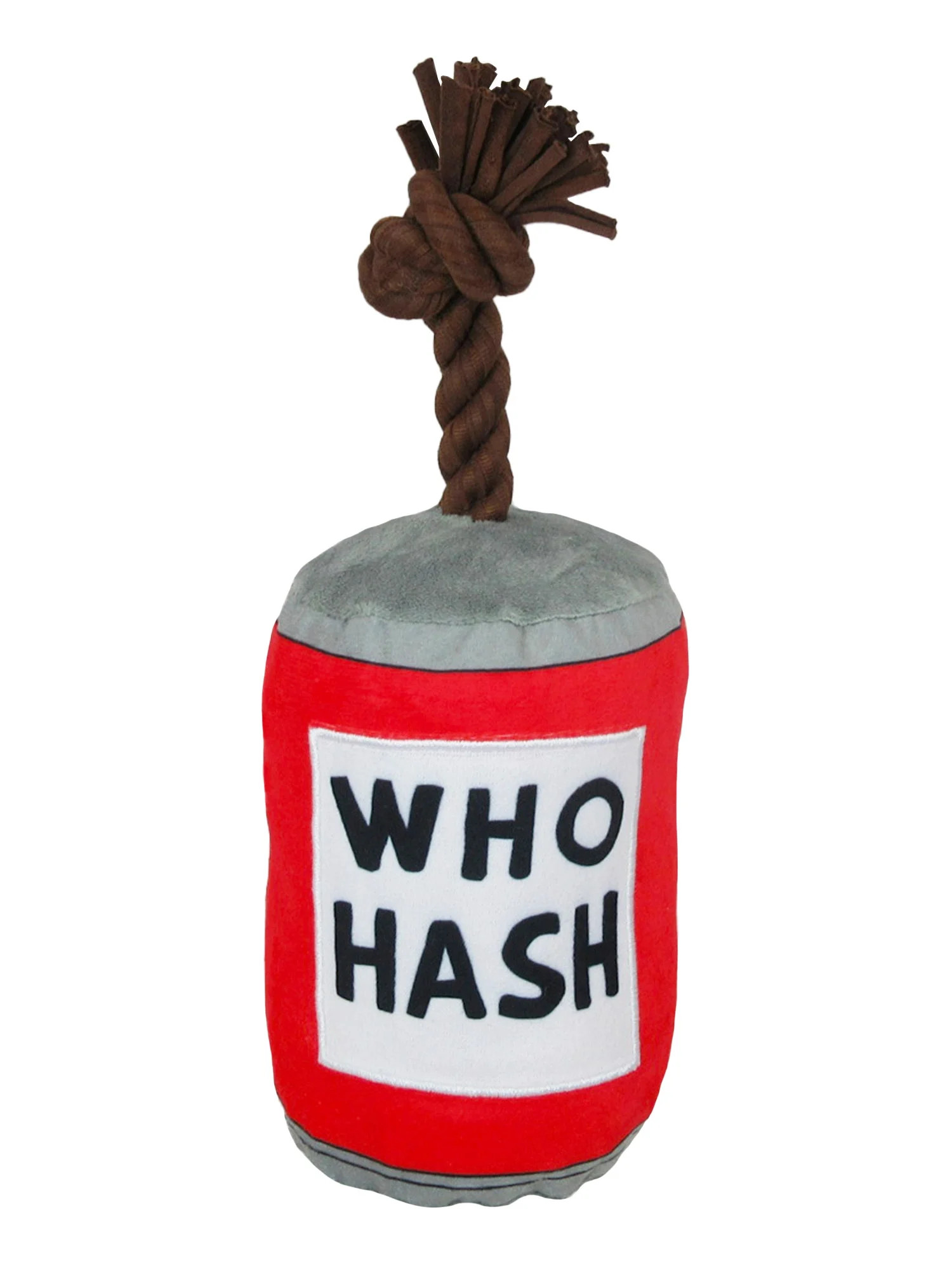 Grinch Holiday Plush Who Hash Dog Toy with Squeaker, Red | Walmart (US)