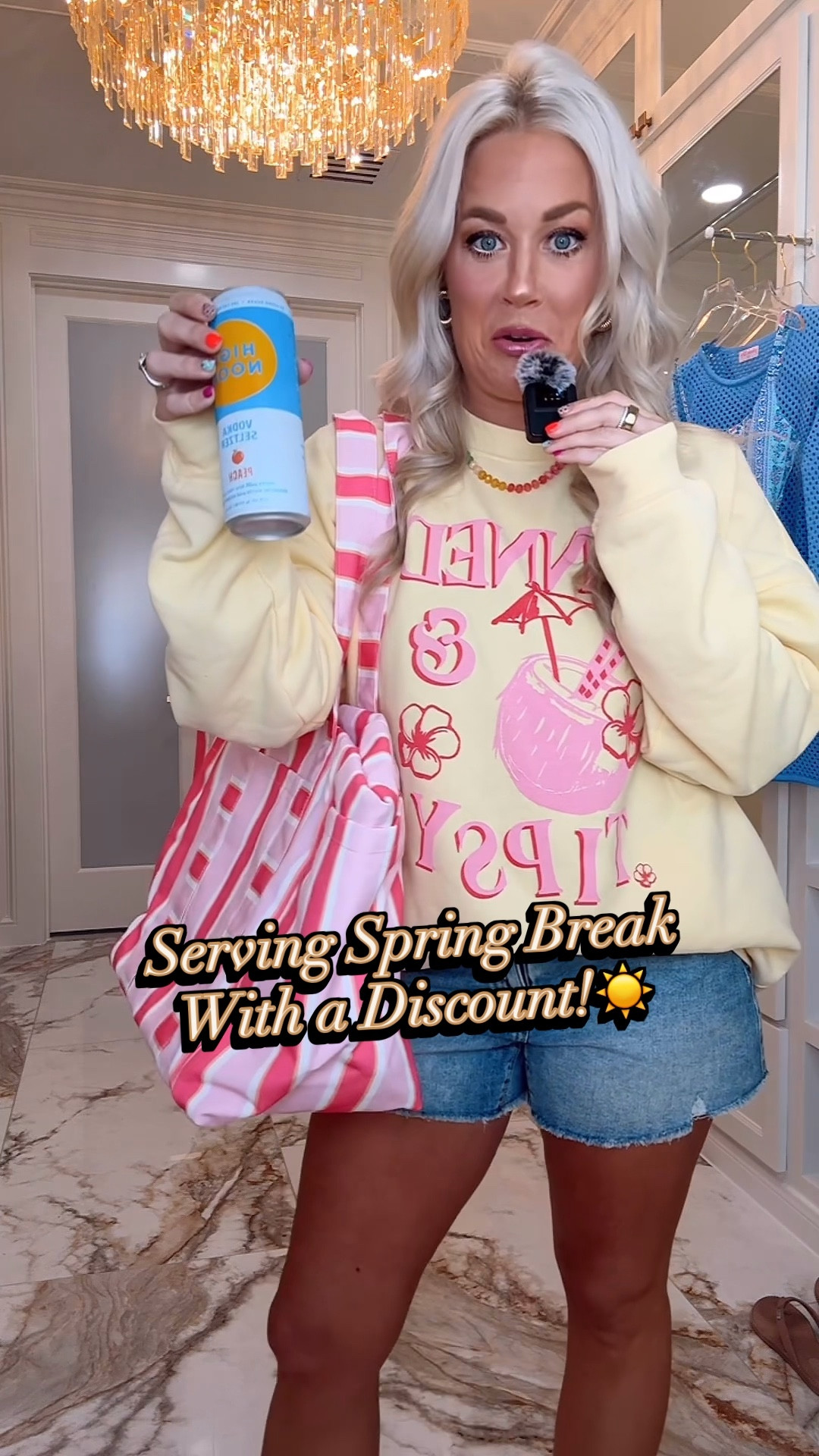 Spring break swimsuits and outfits all from pink lily and use my code SEQUINS at checkout! Sweatshirt size large
Swimsuits all size medium 