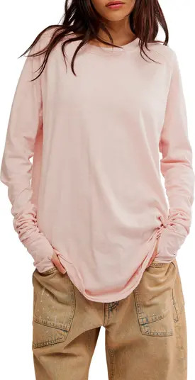 We the Free Arden Extra Long Cotton Top | Nordstrom