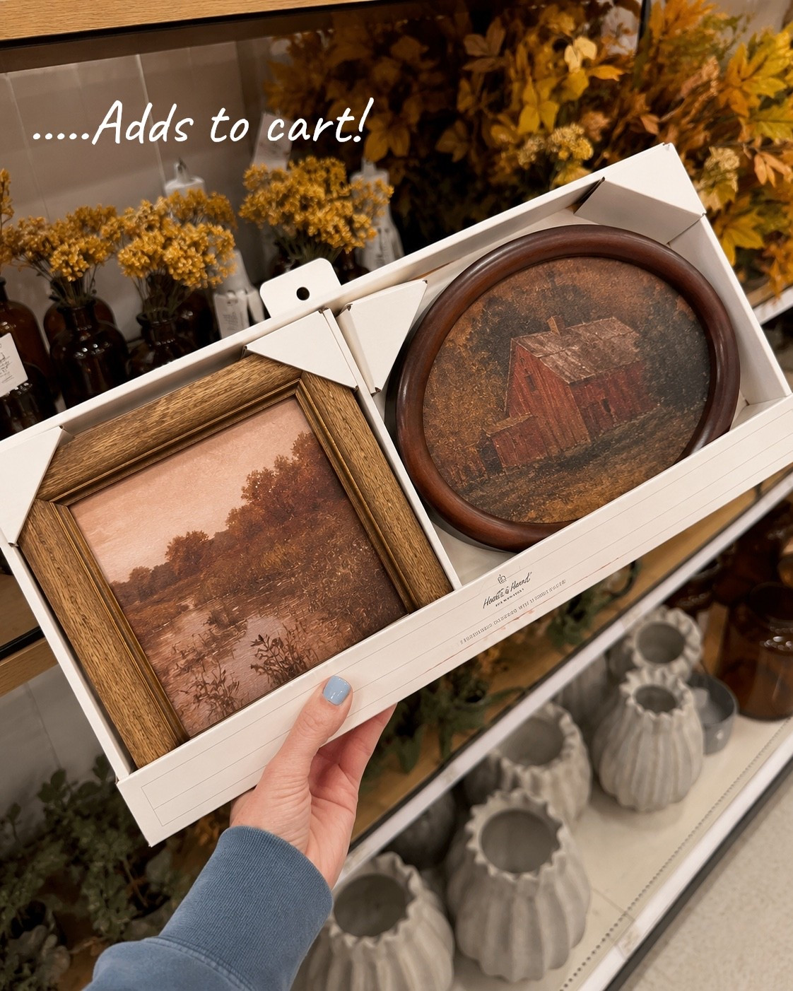 🤎 The prettiest vintage-inspired Target wall art just hit the shelves!

These look like curated antique finds but at Target prices. I love mixing the warm wood frame with the vintage oval artwork for an effortless, collected home look.

These would be beautiful styled:
✨ On floating shelves
✨ Above a console table
✨ In an entryway
✨ On a mantel
✨ As part of a cozy gallery wall

These won’t stay in stock long, so I’m linking them while they’re still available! 🍂

#LTKSeasonal #LTKHome