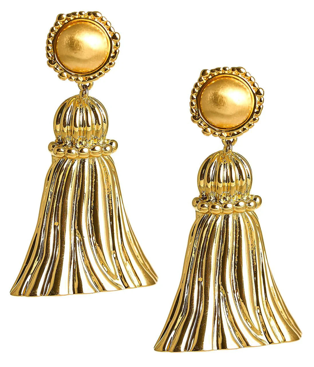 Gold Annie Tassel Earring - 18k Gold Plated | Lisi Lerch Inc