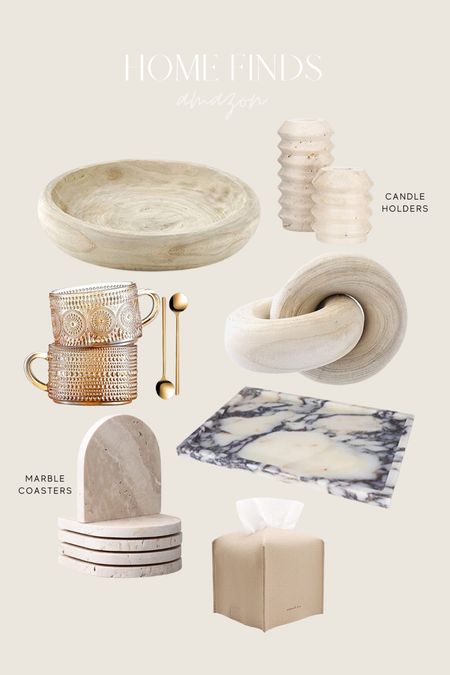 home finds #marble #travertine #stone #coasters #tray #mugs #coffeemug #amazonfinds

#LTKhome #LTKFind #LTKunder50