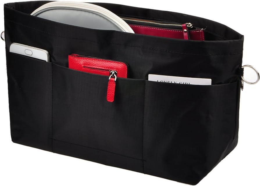 Vercord Purse Organizer Insert Bag Tote Handbags Pocketbook Inserts Organizers Zipper 11 Pockets ... | Amazon (US)