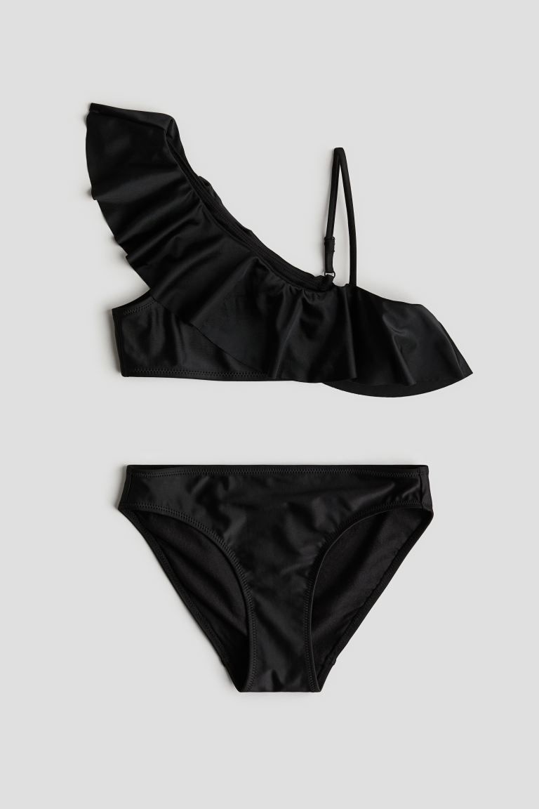 Two-piece Swimsuit with One-shoulder Top | H&M (US + CA)