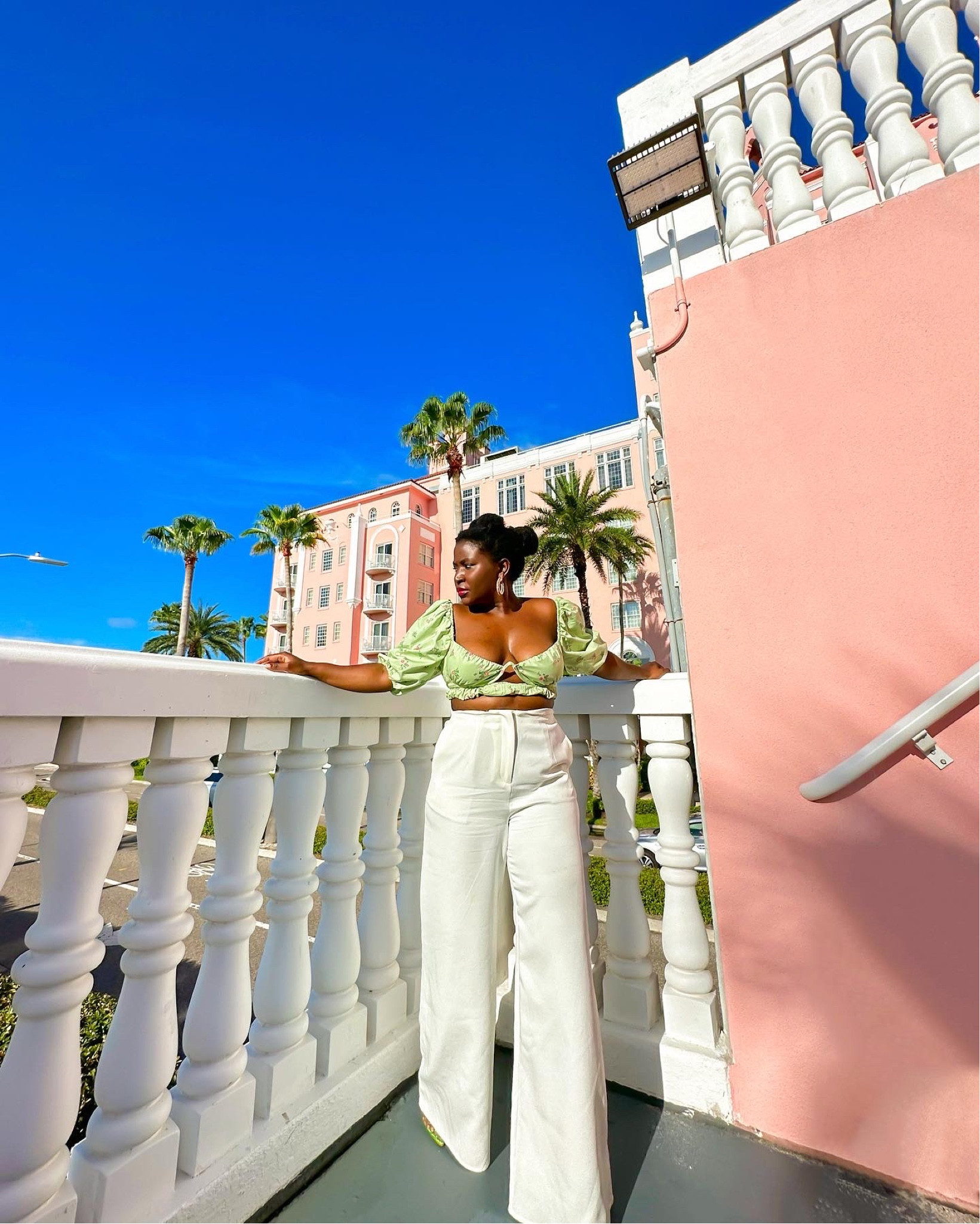 When high waist meets floral grace, it’s a match made in fashion heaven! 🌼 Ahhhh what a delightful pairing. 

Happy Tuesday Lovelies. 

Fashion Tip of the day for High waist pants & cropped Top ensemble. 

Choose the Right Fit: Ensure that both the high-waisted pants and the crop top fit you well. A well-fitted ensemble will enhance your body shape and make you feel more confident.

outfit inspo, Spring Summer aesthetic outfit, Floral Cropped Top, outfit inspiration, fashion style, minimal style, high heels, outfit ideas for you , style, outfit ideas for you, sustainable fashion, summer ootd, white highwaist trousers, conscious fashion

#styleideas #styleideasdaily #minimalaesthetic #minimalmood #outfitideas #outfitideas4you #travelchic #florida #theparisianchiq #croppedtop #imwearing #outfitinspo #summerstyles #mystylediary #elevatedbasics #outfitideasforyou #effortlesslychic 
White trousers, Floral Cropped Top, summer outfits 

#LTKFind #LTKSeasonal #LTKxNSale