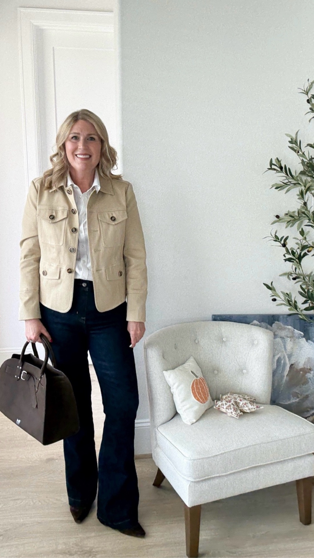 My favorite Spanx denim is on Sale.♥️

Spanx discount code: CINDYXSPANX

Absolutely LOVE my no-iron stretch shirt.  It is a white button up and runs true to size. It’s the classic fit and has a roomie silhouette. Comes in classic navy as well. 

Denim are a flare leg style. Very stretchy. Size up one for a roomier fit. 

Ankle boots run true to size. 😘

#LTKStyleTip #LTKWatchNow #LTKItBag #LTKShoeCrush #LTKParties 

#LTKFindsUnder100 #LTKSeasonal #LTKSaleAlert #LTKOver40 #LTKMidsize #LTKPetite #LTKHoliday #LTKWorkwear #LTKGiftGuide #LTKootd