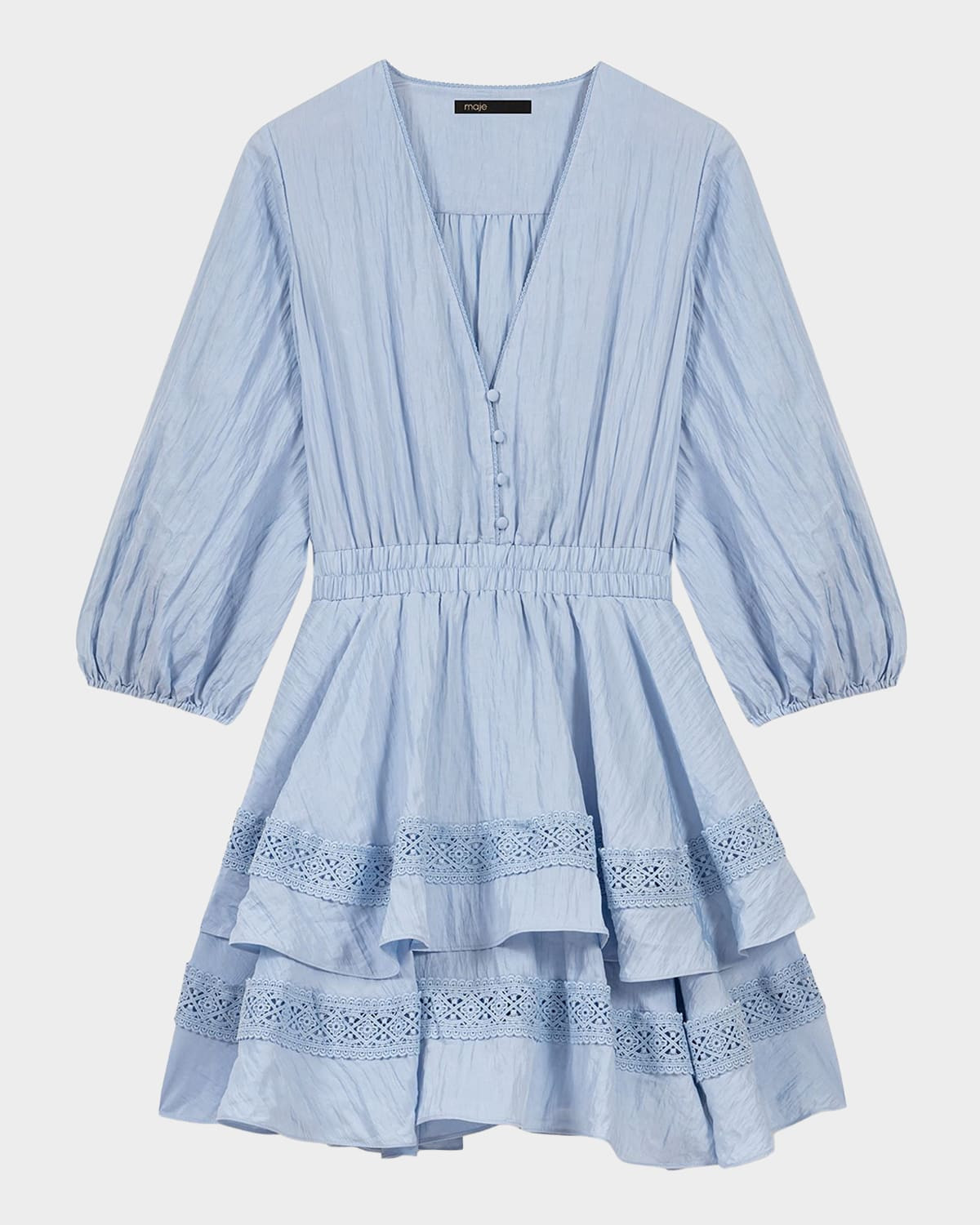 Rapapamy Tiered Mini Dress | Neiman Marcus