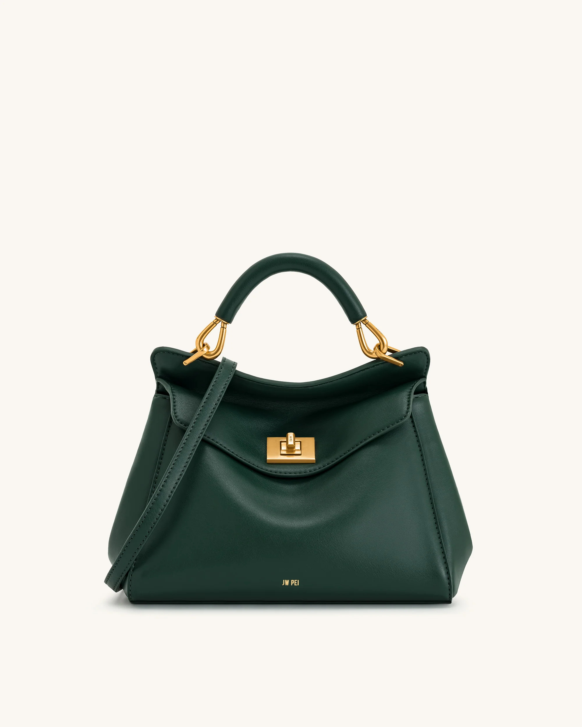 Lucia Classic Top Handbag - Dark Green | JW PEI US