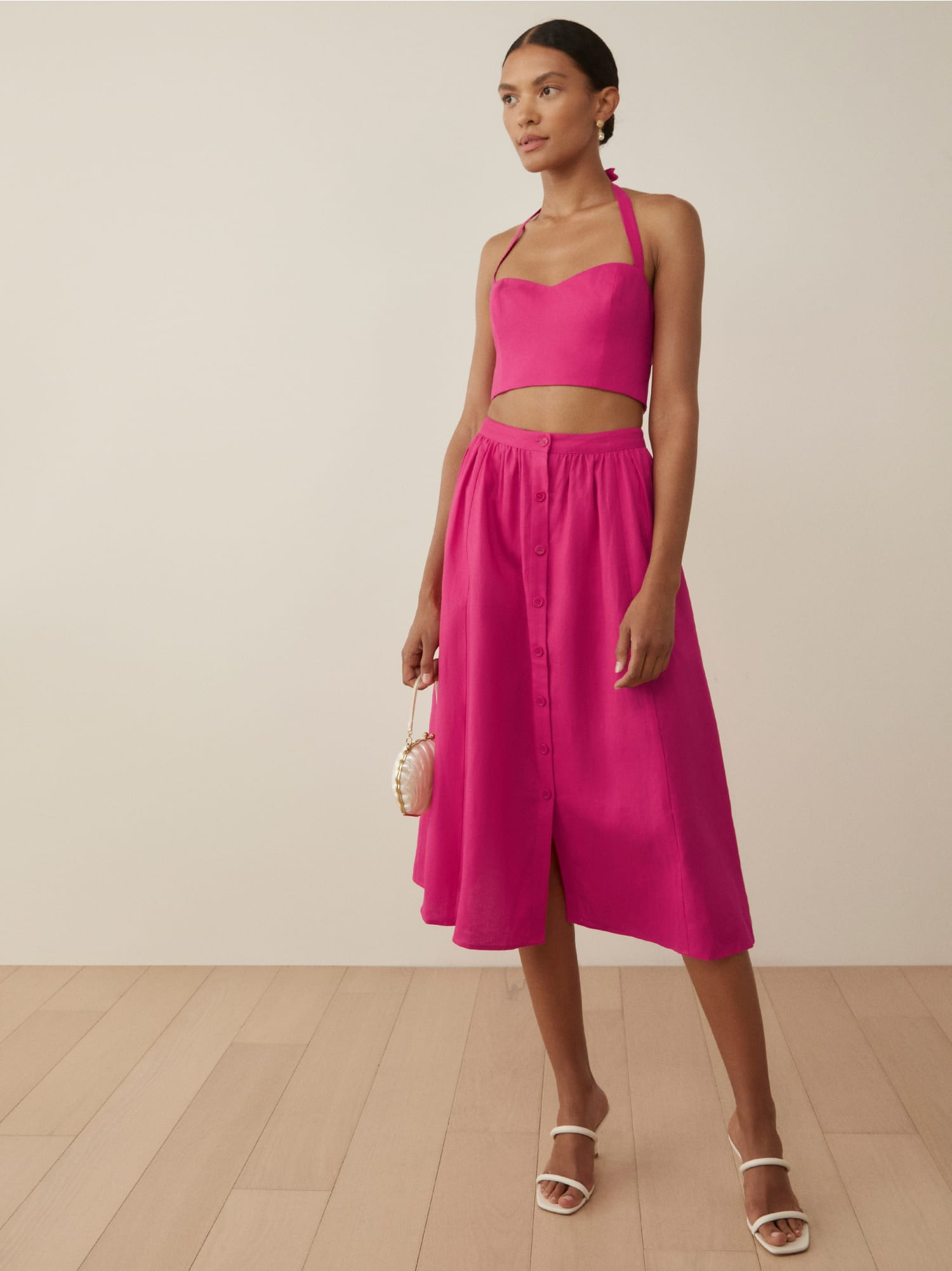 Orzo Linen Two Piece | Reformation (Global)