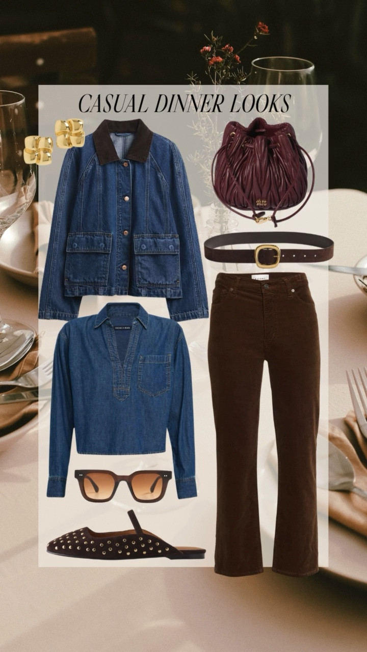 ✨Casual Dinner Looks✨
You know those days when you’ve lived in workout gear but suddenly need to look pulled together for dinner with family or friends? These are the easy, polished outfits I reach for. Comfortable, effortless, and chic—without feeling fussy.

Think denim + elevated tops, a great jacket, a touch of gold jewelry, and shoes you can actually walk in. Perfect for when you want to look like you tried (without really trying 😉).

Fall outfit, fall look

#LTKOver40 #LTKStyleTip #LTKShoeCrush