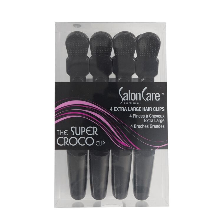 Black Super Croco Clips | Sally Beauty