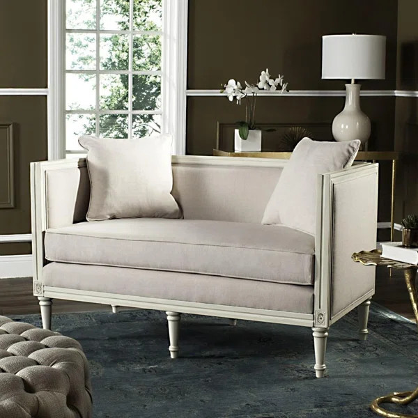 Mcshan 53'' Square Arm Settee | Wayfair North America