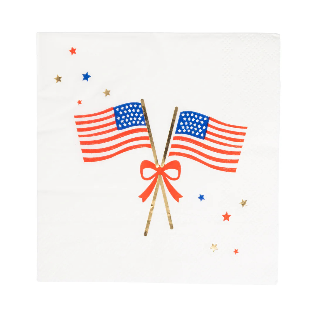 Flags Cocktail Napkin (18ct) | My Mind's Eye