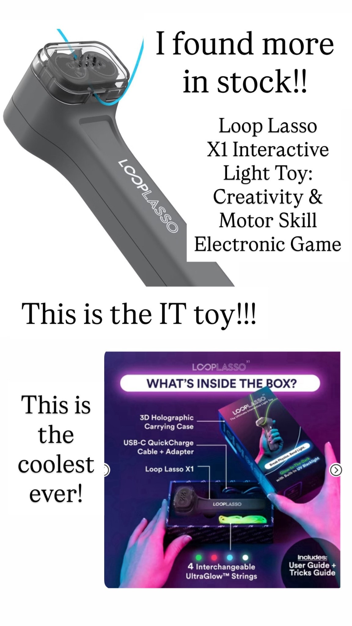 LOOP LASSO FOR GIRLS 

#LTKGiftGuide #LTKHoliday