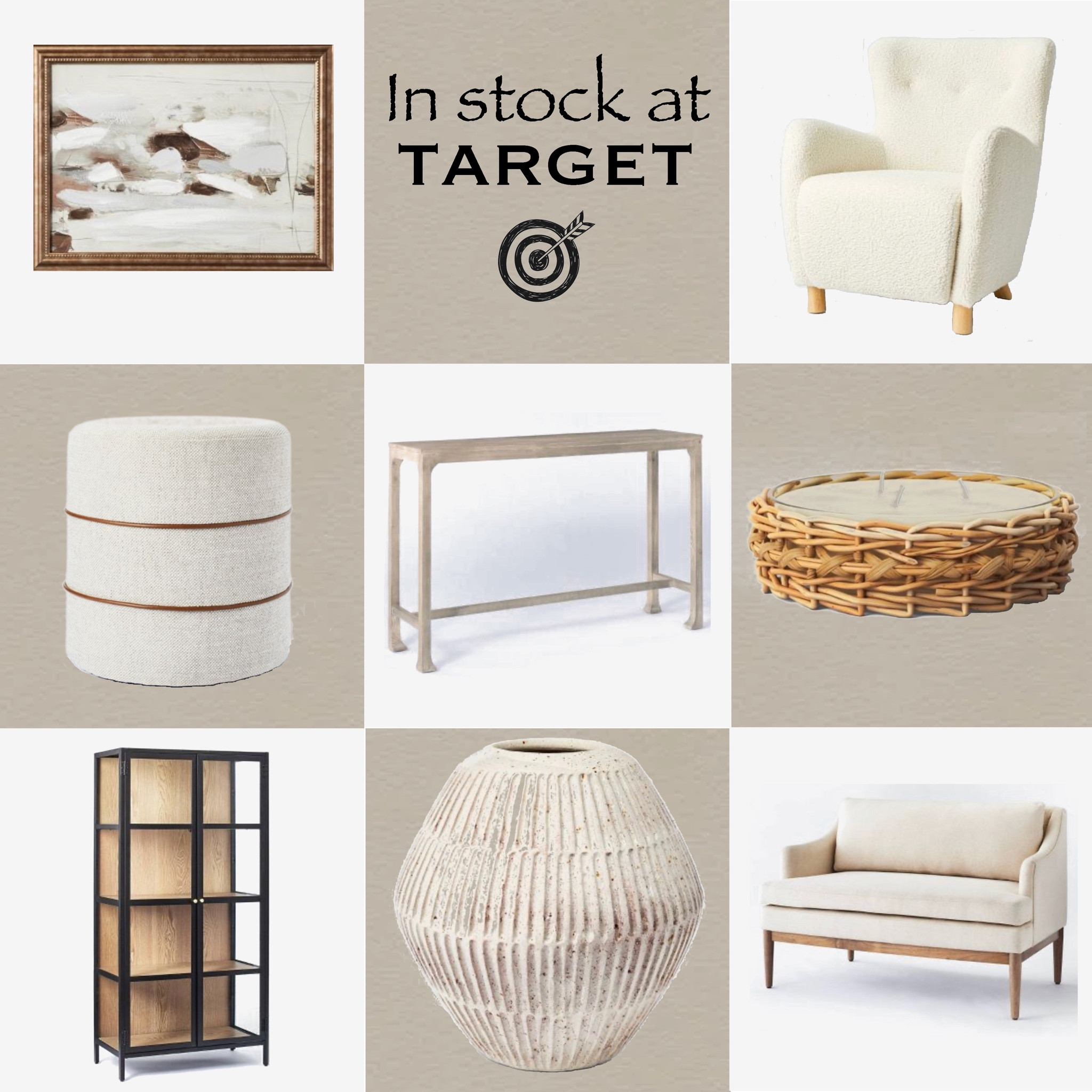 Beautiful neutral furniture and accessories available at Target right now! 

#LTKhome