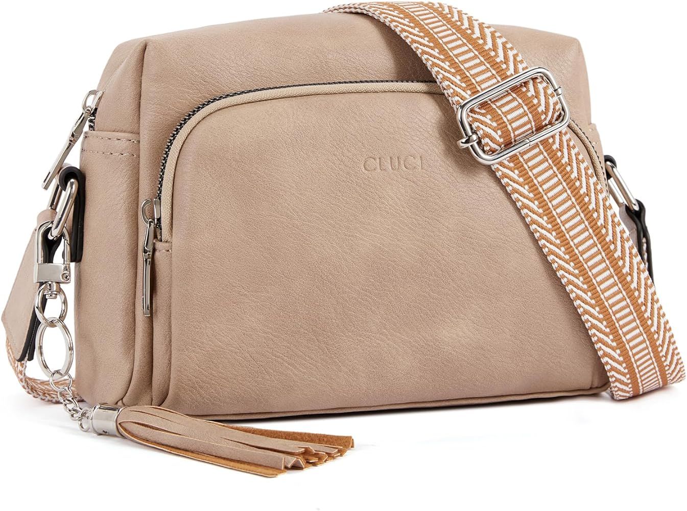 CLUCI Crossbody Purses for Women Trendy, Vegan Leather Crossbody Bags, Shoulder Handbags with Adj... | Amazon (US)