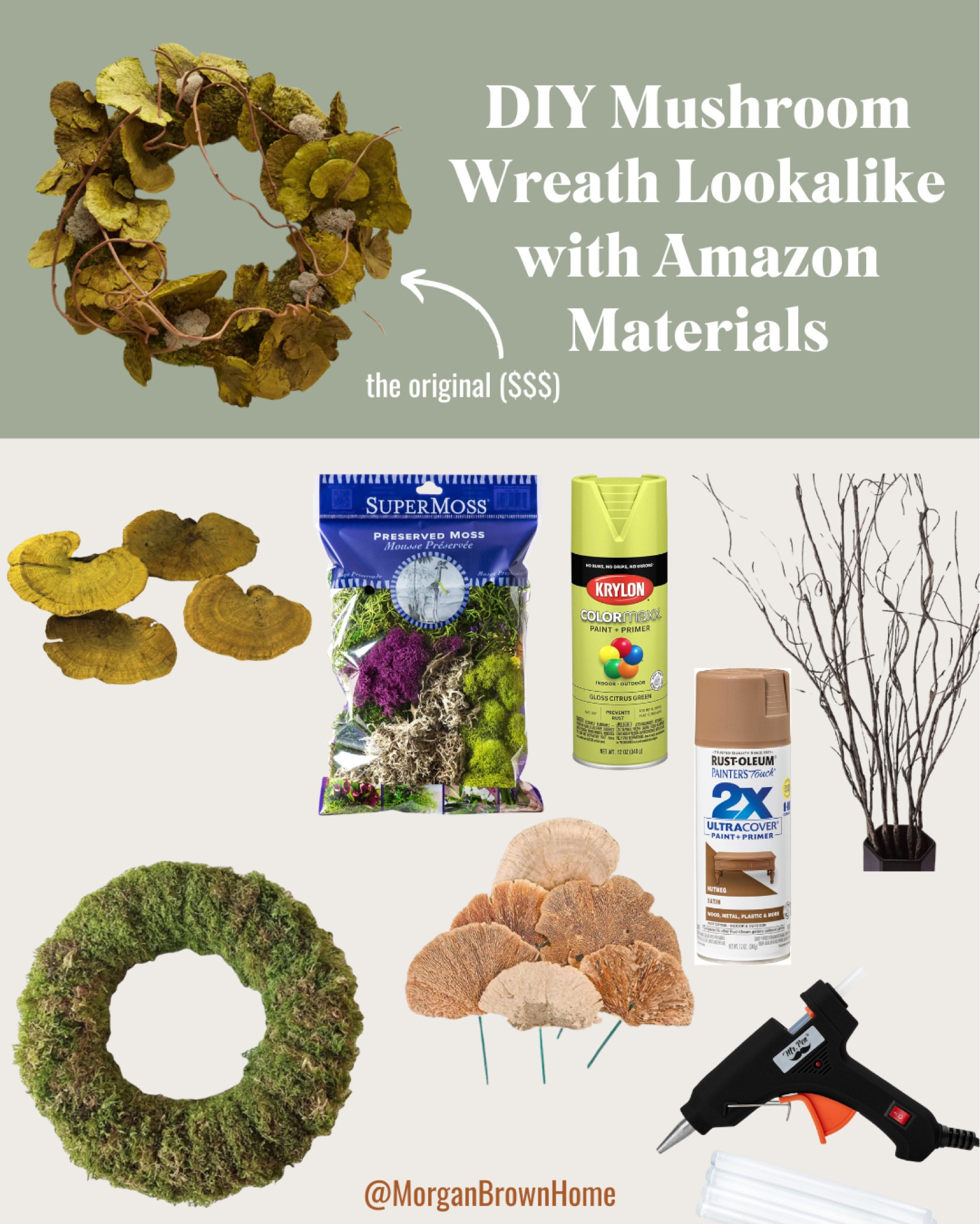 I have expensive taste but I knew I could DIY this gorgeous Anthro Mushroom Wreath! I think it turned out great!

#LTKhome