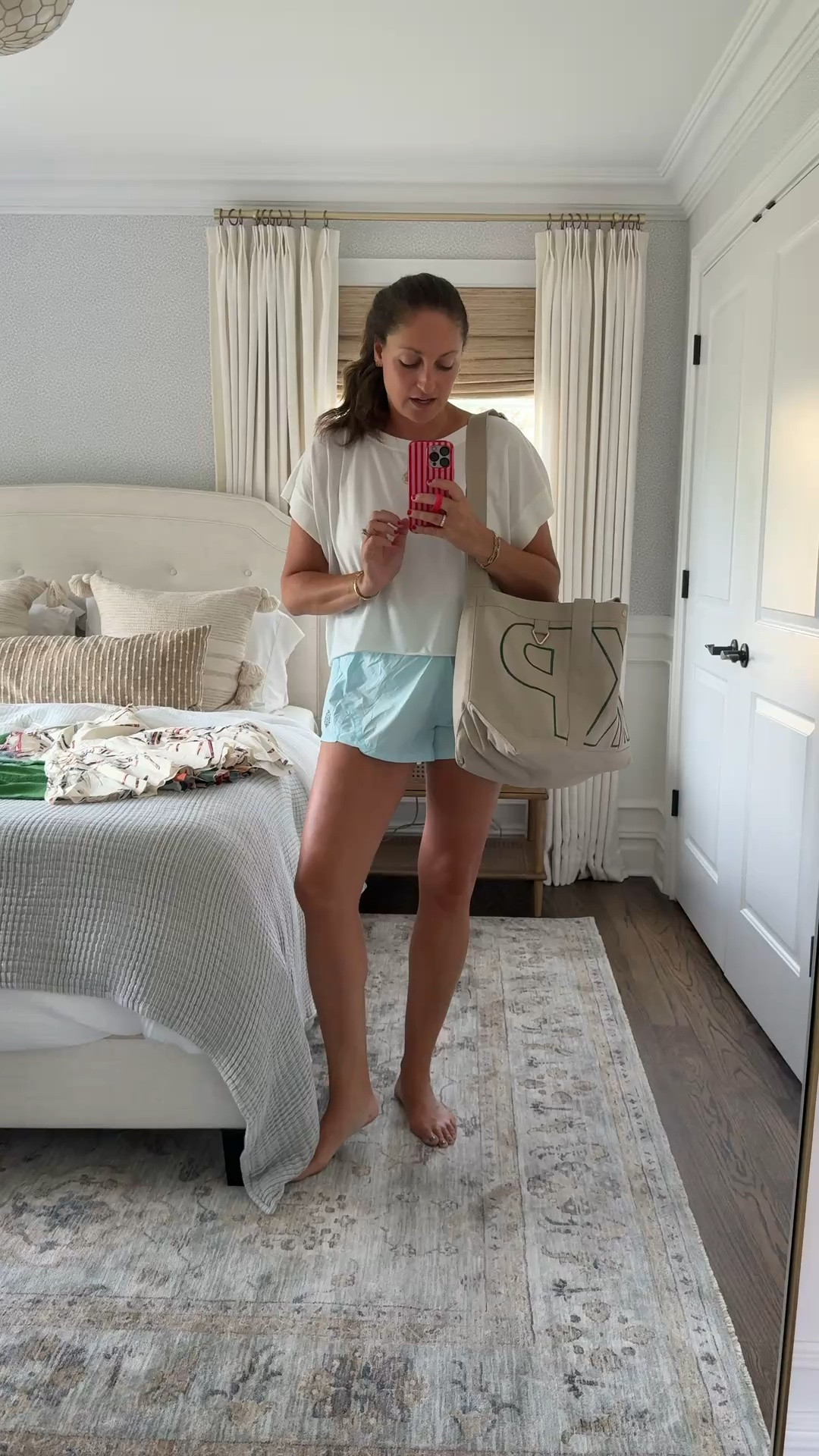 Off to the pool! Wearing these lightweight shorts on repeat all summer long and this Amaxon tshirt is so good!! Last day to save on this monogram tote — Baublebar sale ends tonight!!

#LTKSaleAlert #LTKvlog #LTKmomlife