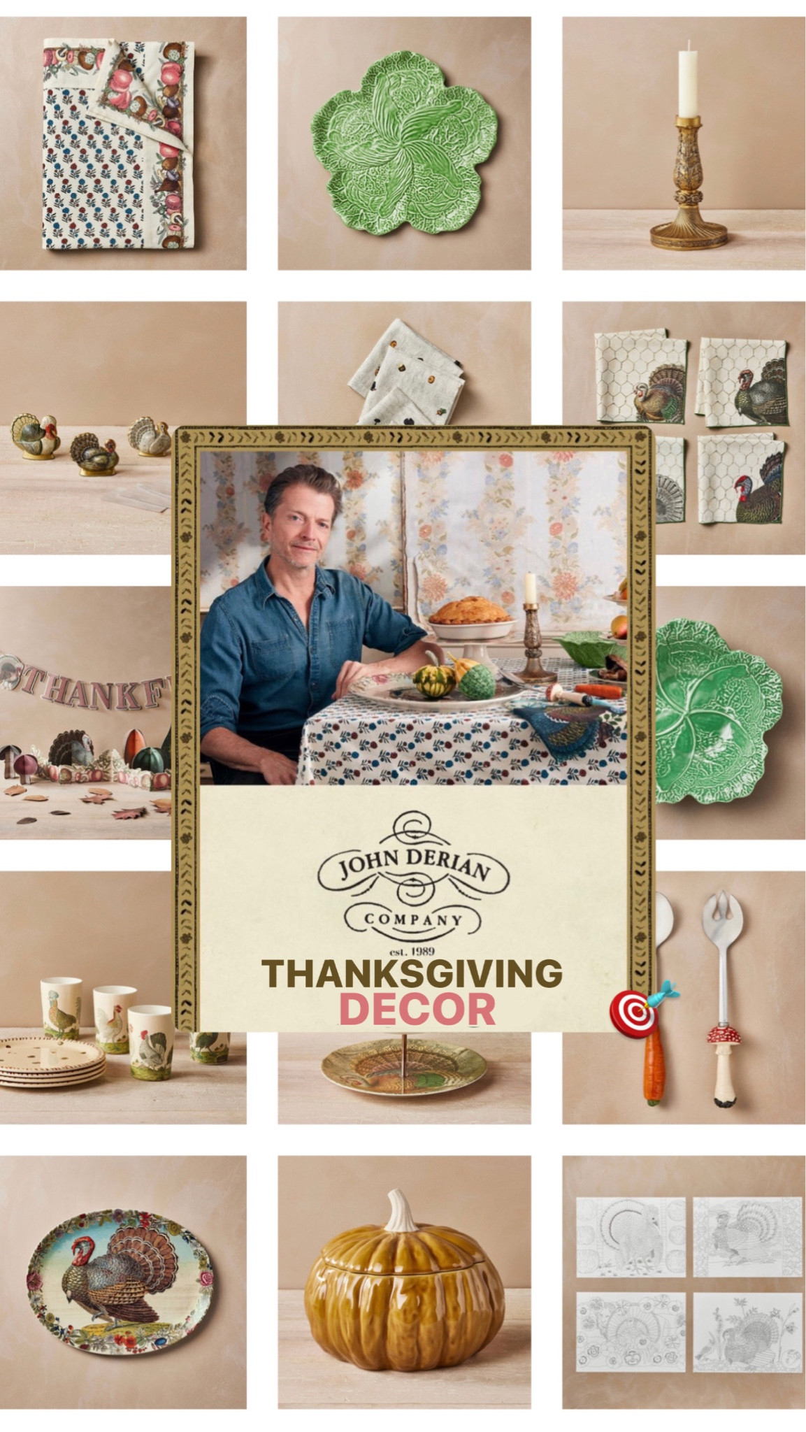 New at Target: John Derian Thanksgiving decor! 

#LTKHoliday #LTKSeasonal #LTKhome
