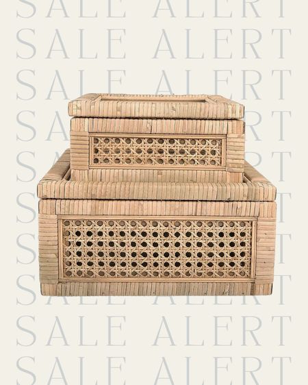 Sale alert 🖤 these pretty rattan boxes are 47% off with an extra coupon! Style on a bookcase or console table. 

Amazon sale, sale, sale find, sale alert, rattan box, woven box, decorative box, bookcase decor, decorative accessories, Living room, bedroom, guest room, dining room, entryway, seating area, family room, Modern home decor, traditional home decor, budget friendly home decor, Interior design, look for less, designer inspired, Amazon, Amazon home, Amazon must haves, Amazon finds, amazon favorites, Amazon home decor #amazon #amazonhome

#LTKfindsunder100 #LTKsalealert #LTKhome