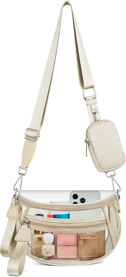 Clear Checkered Crossbody Bags for Stadium Events | Amazon (US)