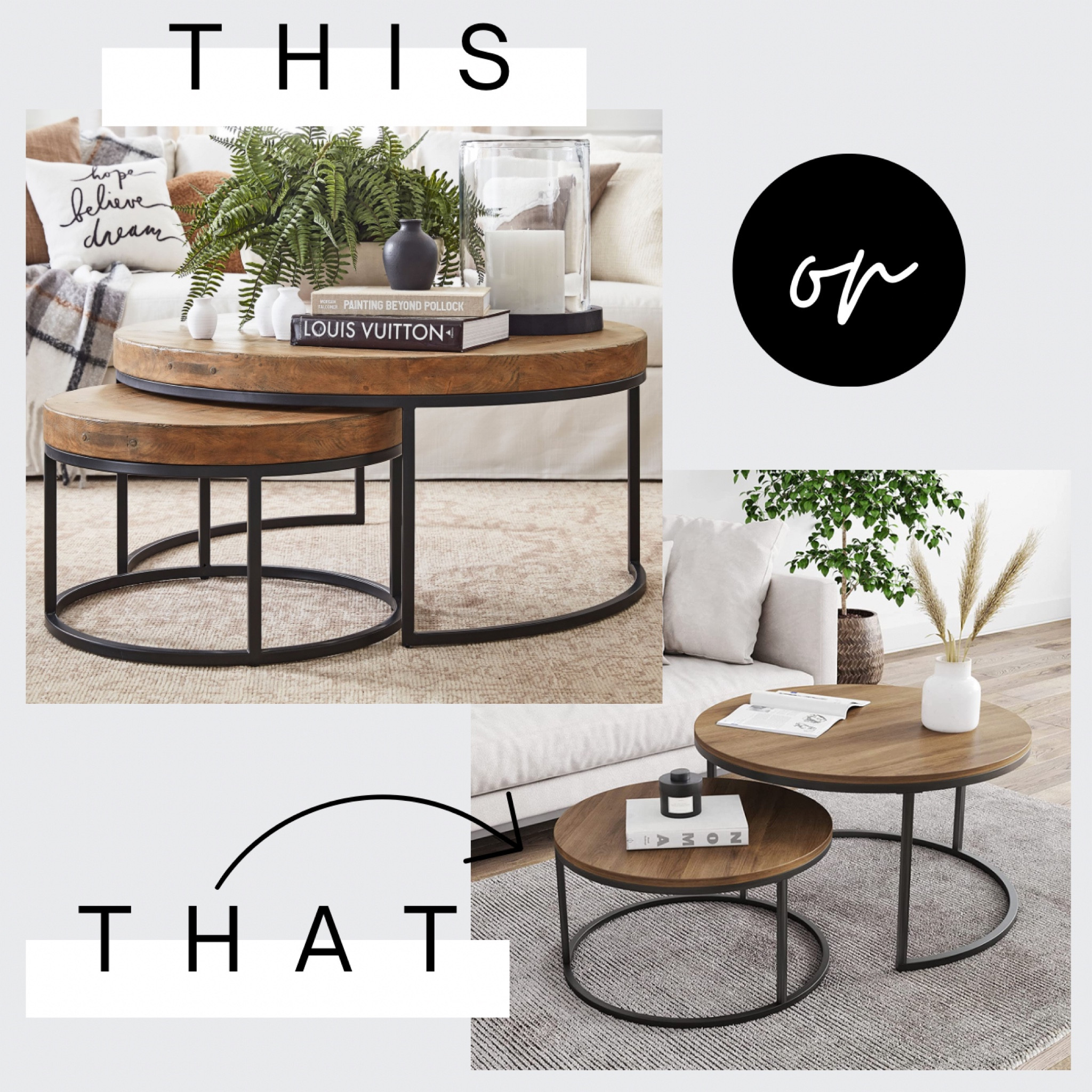 I found a dupe for the Malcom round nesting tables from Pottery Barn! Get the look for less. 🙌🏼

#LTKstyletip #LTKhome