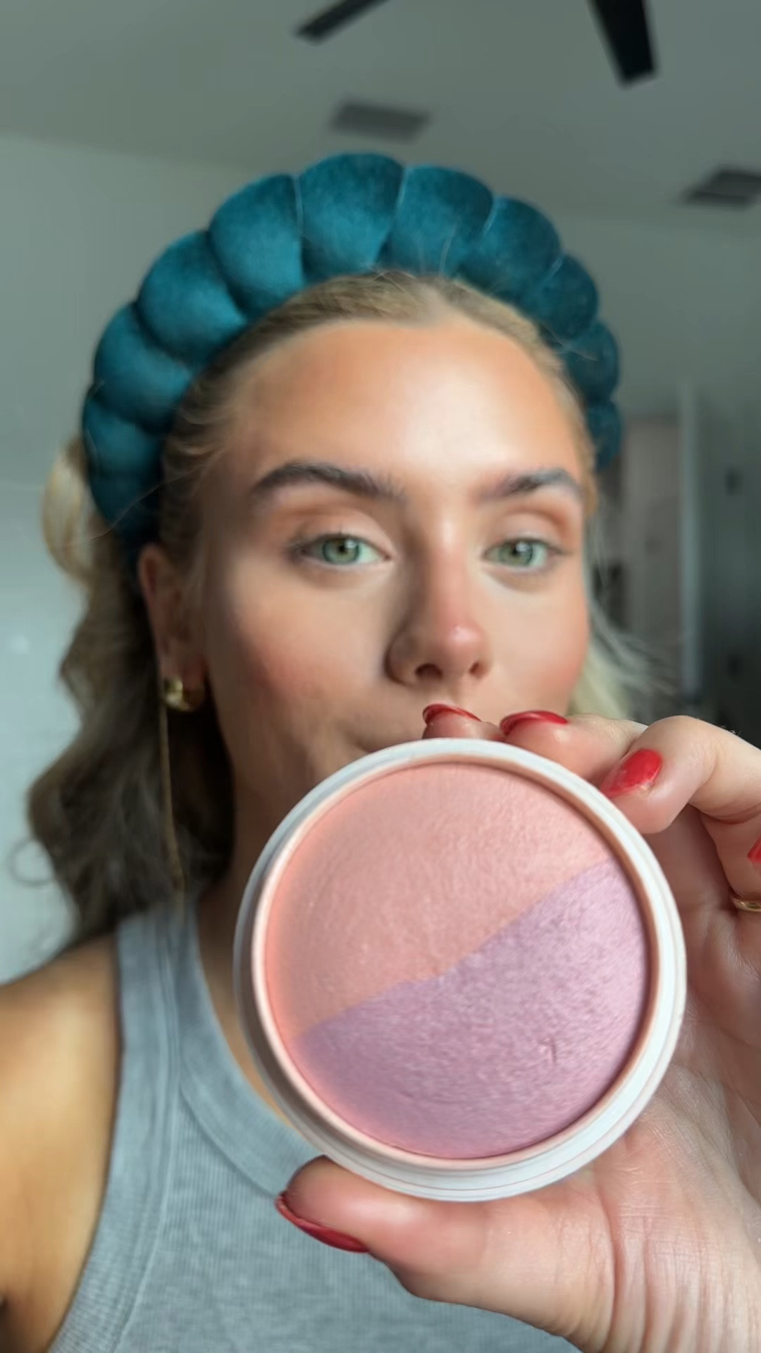 @DIBS Beauty shade spice gal my code is SLOANE. Swipe on sunset skin in seconds with this all-in-one blush, topper, and highlighter. Packed with hydrating jojoba and macadamia oils, this blurring talc-free baked formula amplifies glow while blurring texture, all in the flick of a wrist. Made to play, each duet dome has two shades that can be worn individually or blended for a custom rolling glow.

#LTKgrwm #LTKBeauty #LTKselfcare