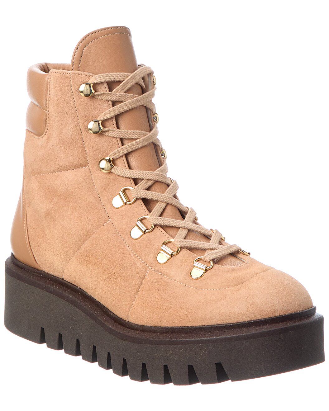 Chalet Lug Suede & Leather Hiker Boot | Gilt